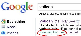 Ватикан подвергся кибератаке через Google